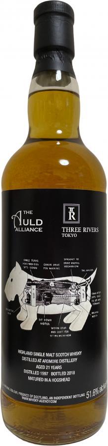 Ardmore 1997 TWA  Joint bottling with The Auld Alliance Singapore and Three Rivers Tokyo