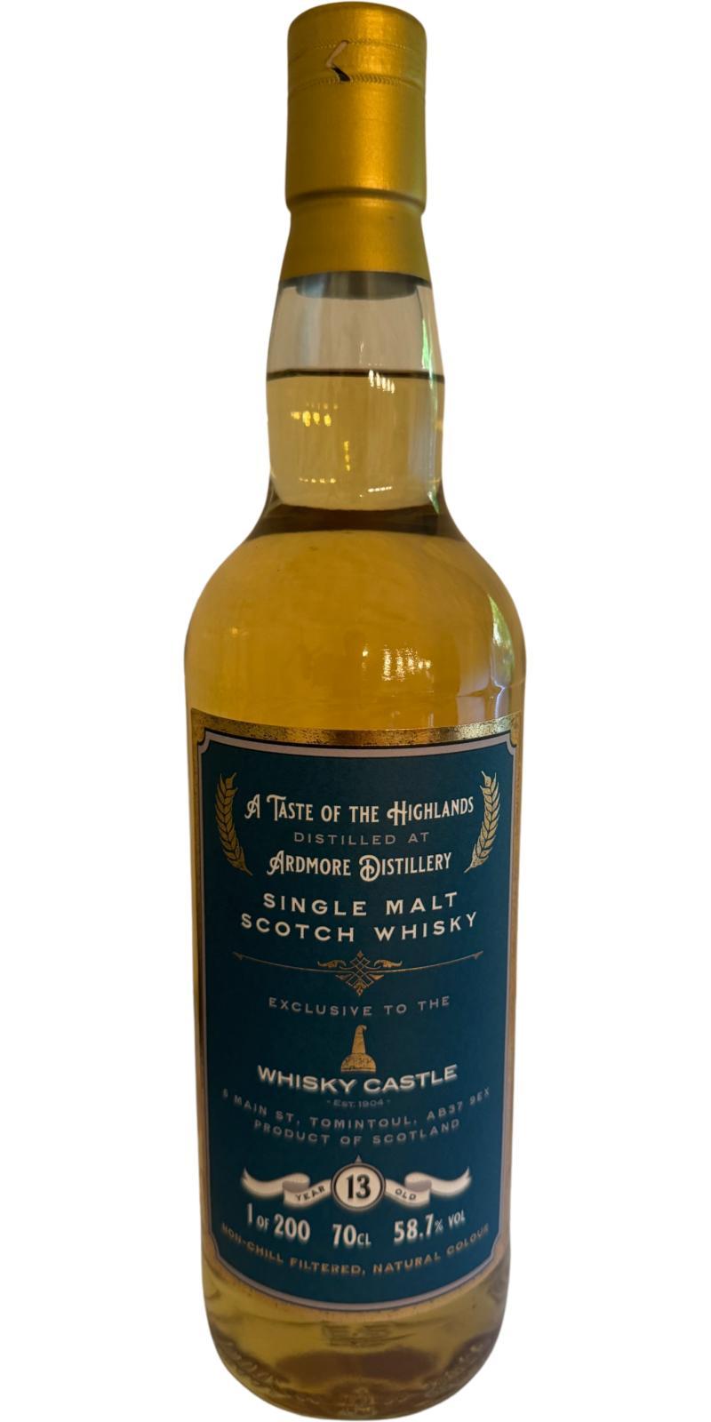 Ardmore 13-year-old TWhC  A Taste of the Highlands