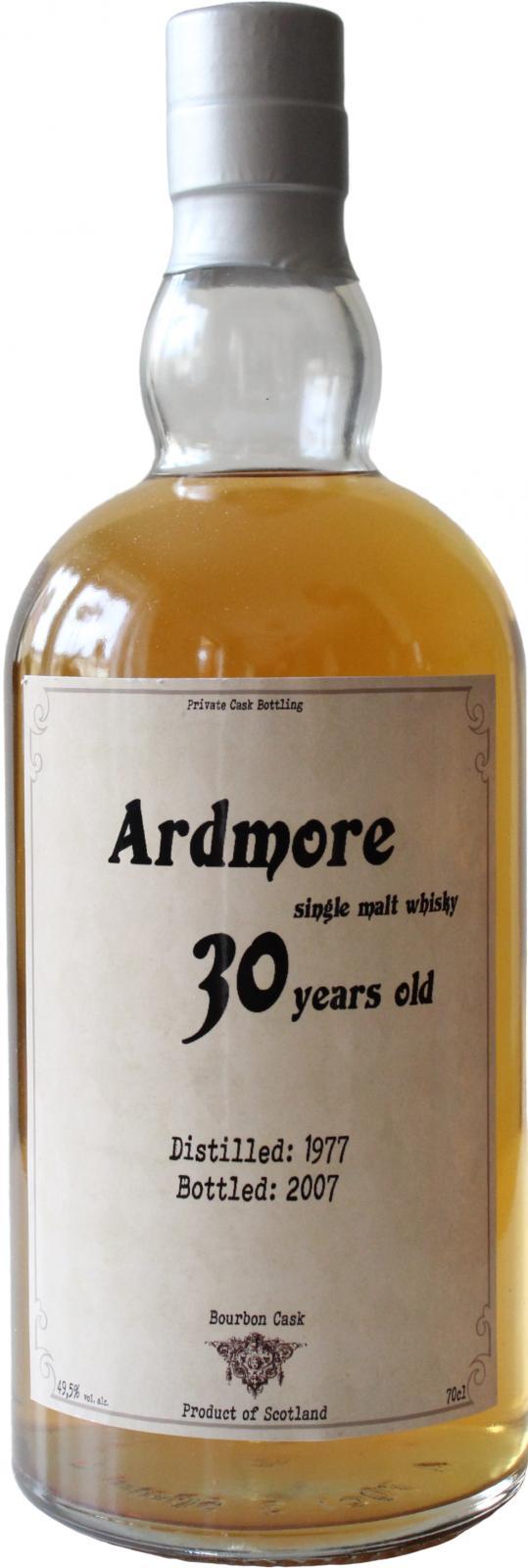 Ardmore 1977 UD  Private Bottling