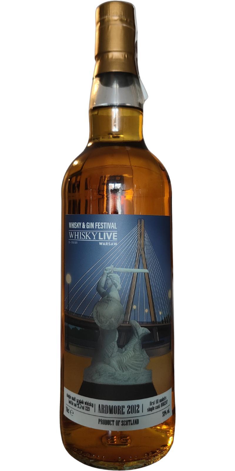 Ardmore 2012 UD  Whisky Live Warsaw 2025