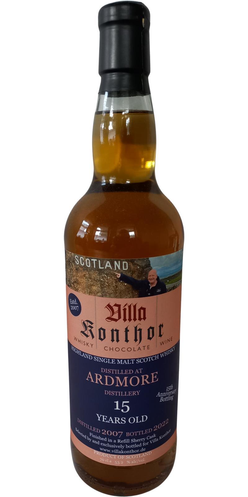 Ardmore 2007 VK  15th Anniversary Bottling