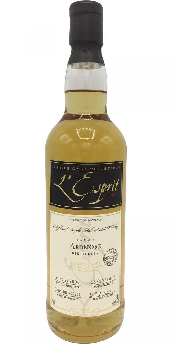 Ardmore 2008 WRh  L'Esprit - Single Cask Collection