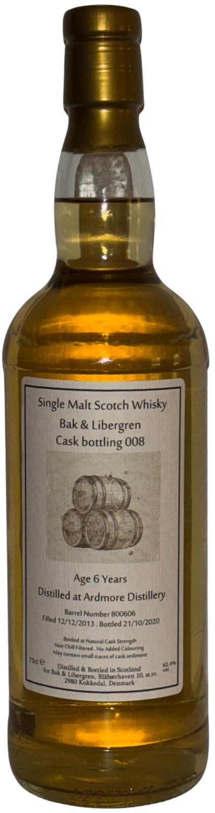Ardmore 2013 WhBl  Bak & Libergren Cask Bottling 008