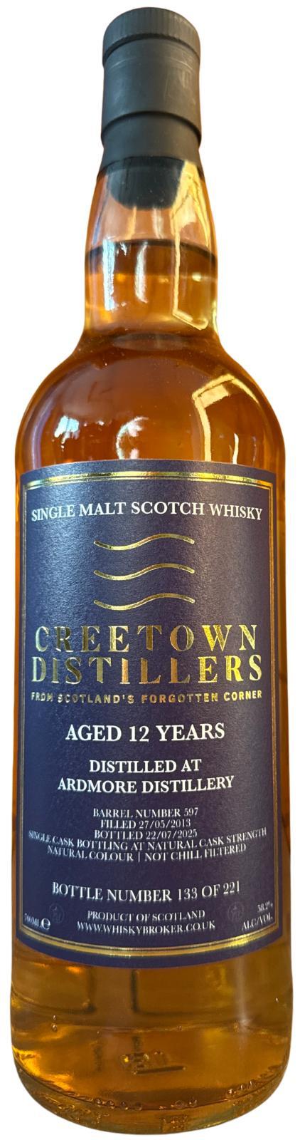 Ardmore 2013 WhB  Creetown Distillers