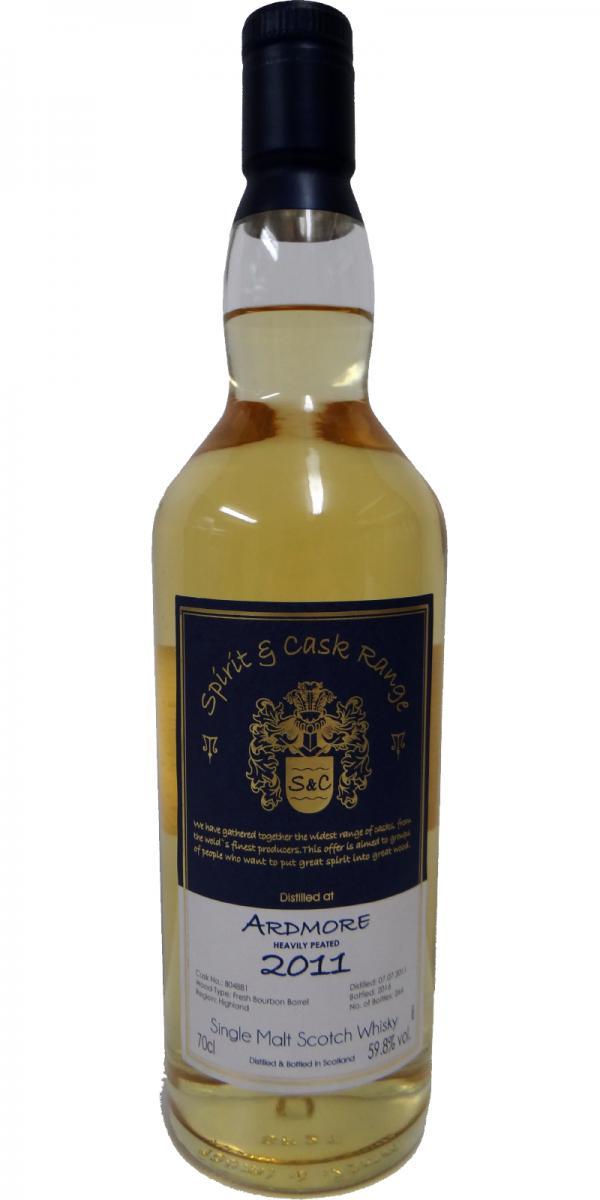 Ardmore 2011 Wx Heavily Peated  Spirit & Cask Range