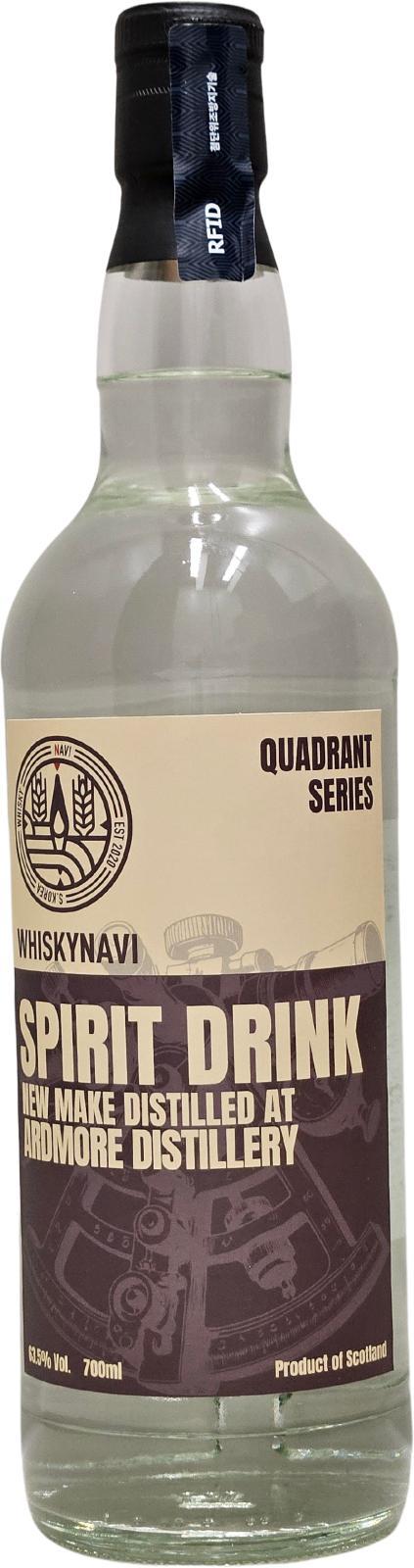 Ardmore New Make Spirit Drink Peated WhNa  Quadrant Series