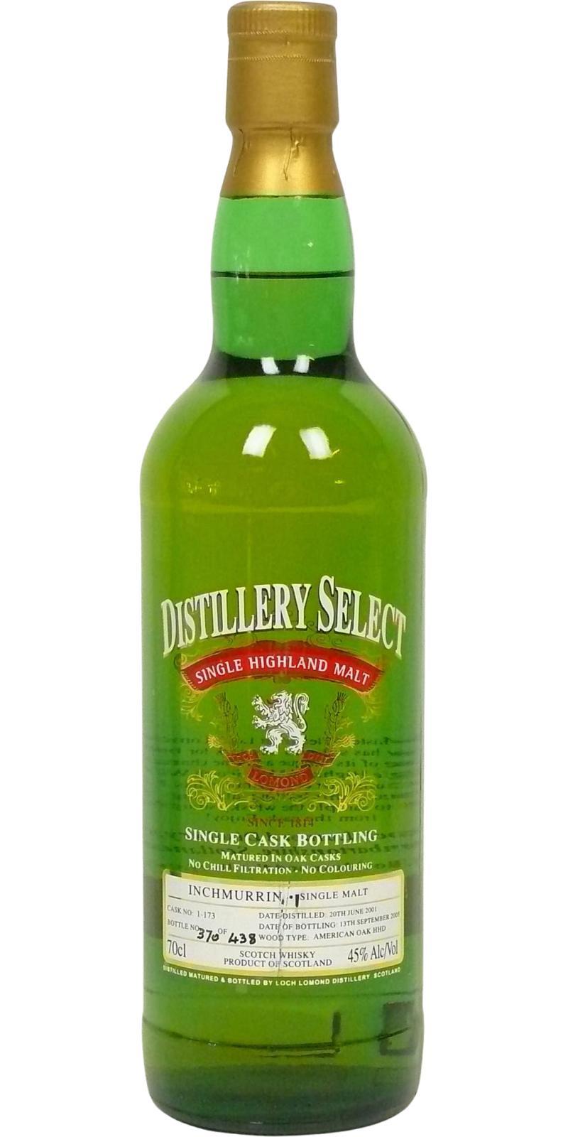 Inchmurrin 2001 Distillery Select