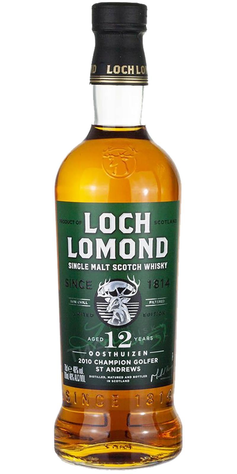 Loch Lomond 12-year-old Open Course Collection 2022 - Oosthuizen