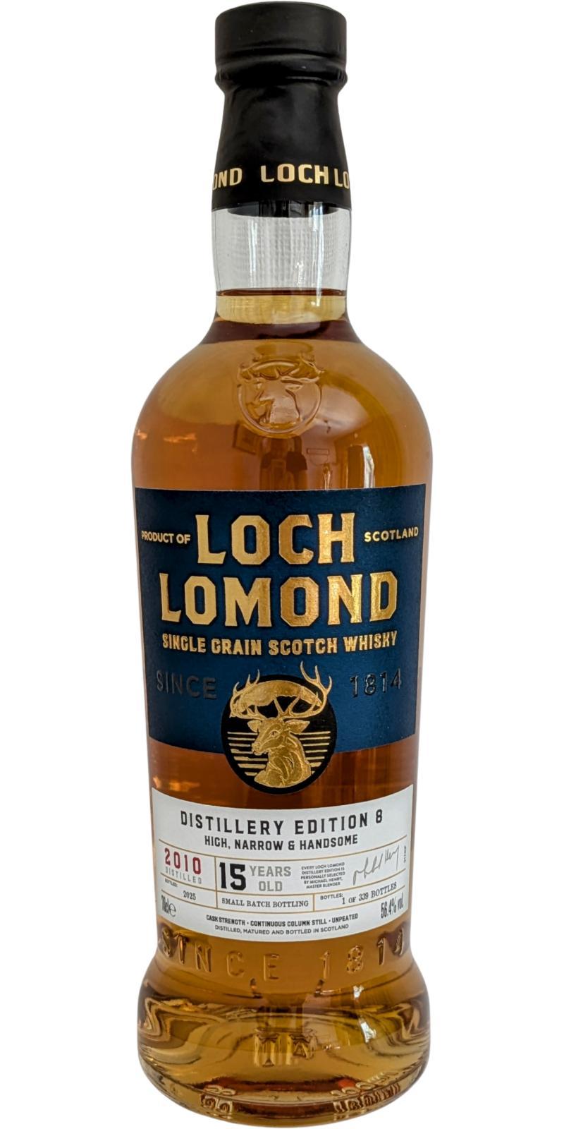 Loch Lomond 2010 Distillery Edition 8 - High, Narrow & Handsome