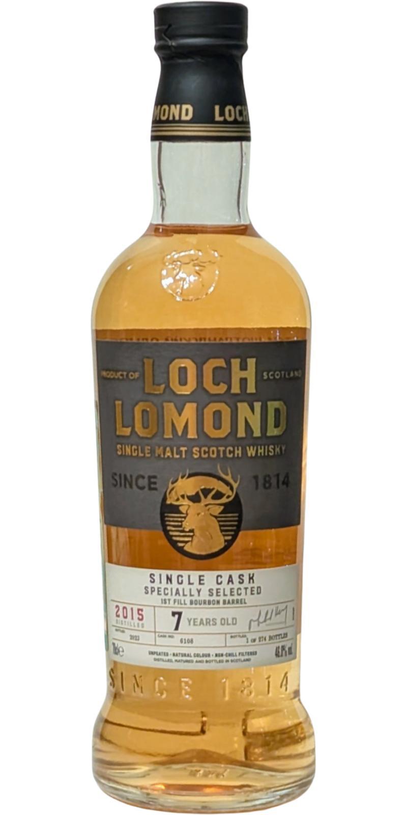 Loch Lomond 2015 Single Cask Specially Selected