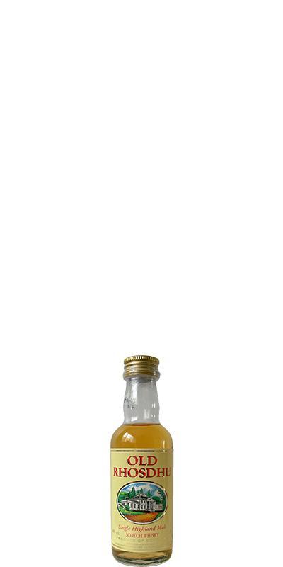 Old Rhosdhu Single Highland Malt Miniature