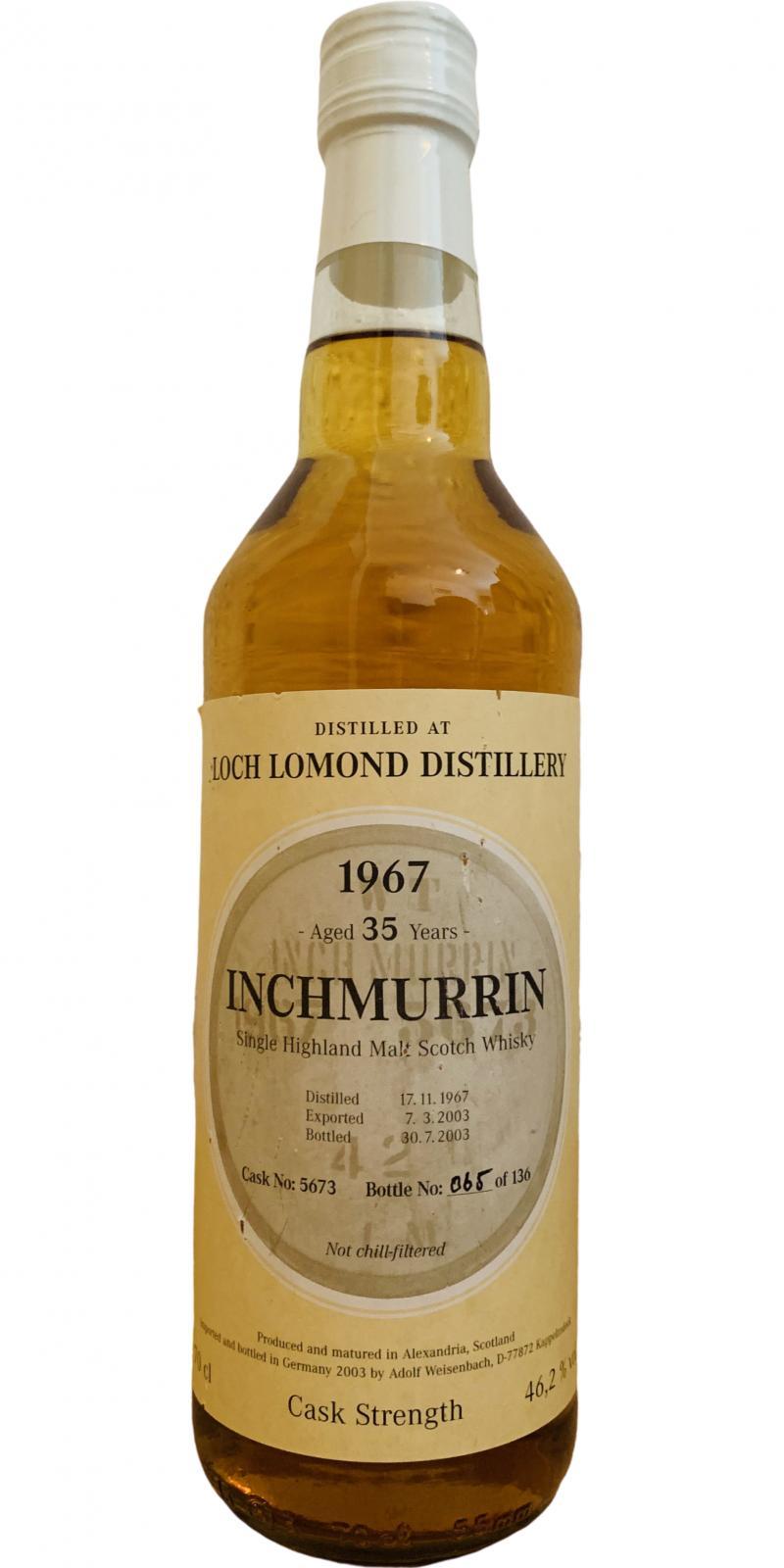 Inchmurrin 1967 AdW