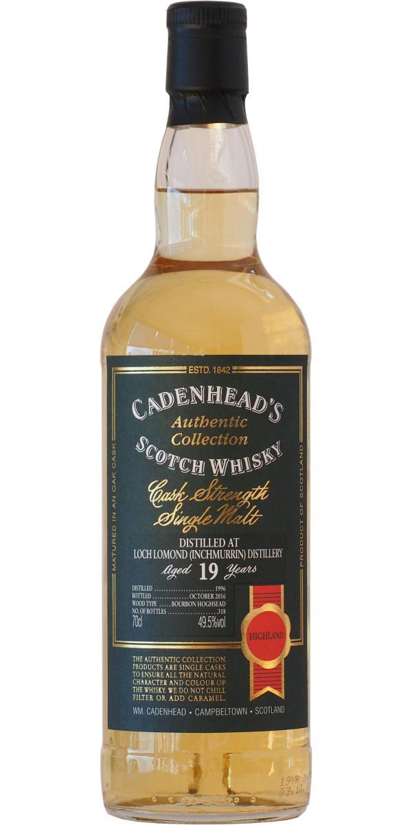 Inchmurrin 1996 CA Authentic Collection