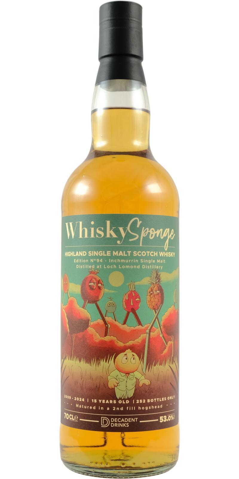 Inchmurrin 2009 DeDr Whisky Sponge