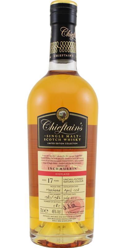 Inchmurrin 1998 IM Chieftain's