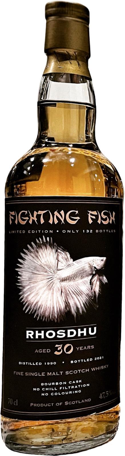 Old Rhosdhu 1990 JW Fighting Fish
