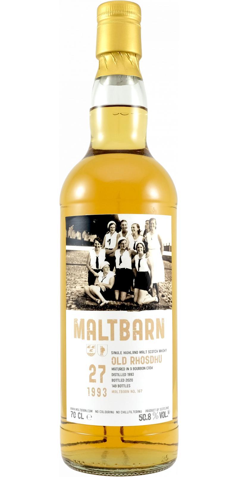 Old Rhosdhu 1993 MBa No. 167