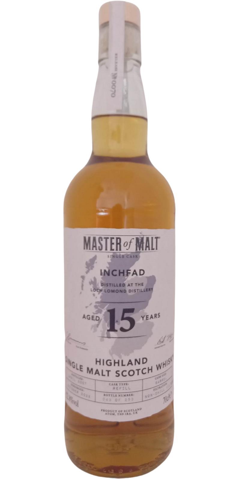 Inchfad 2007 MoM Single Cask edition
