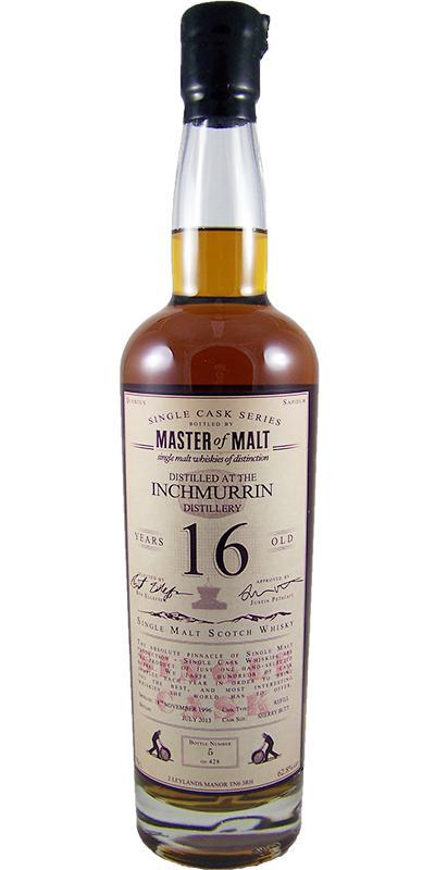 Inchmurrin 1996 MoM Single Cask Series