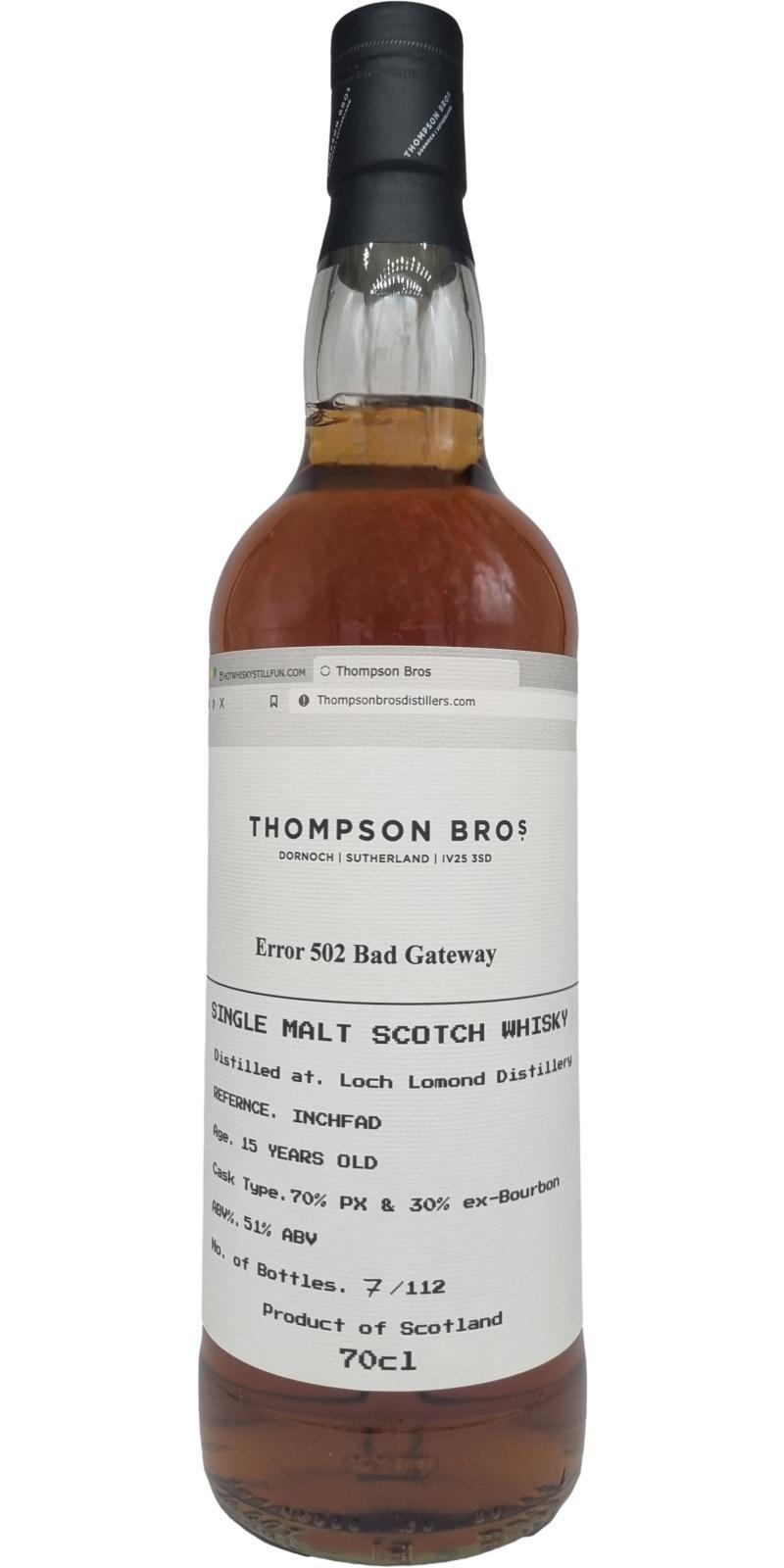 Inchfad 2007 PST Error 502 Bad Gateway