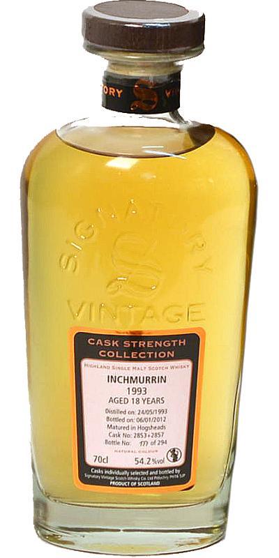 Inchmurrin 1993 SV Cask Strength Collection
