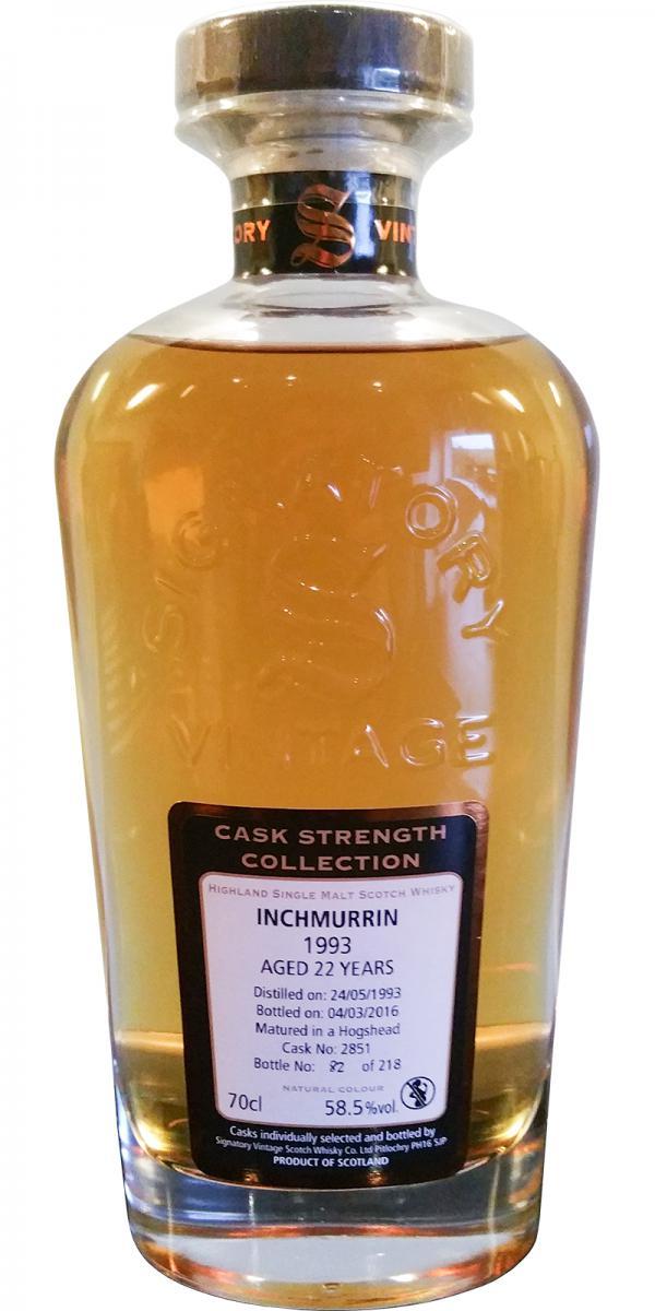 Inchmurrin 1993 SV Cask Strength Collection