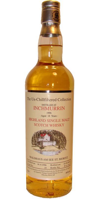 Inchmurrin 1996 SV The Un-Chillfiltered Collection