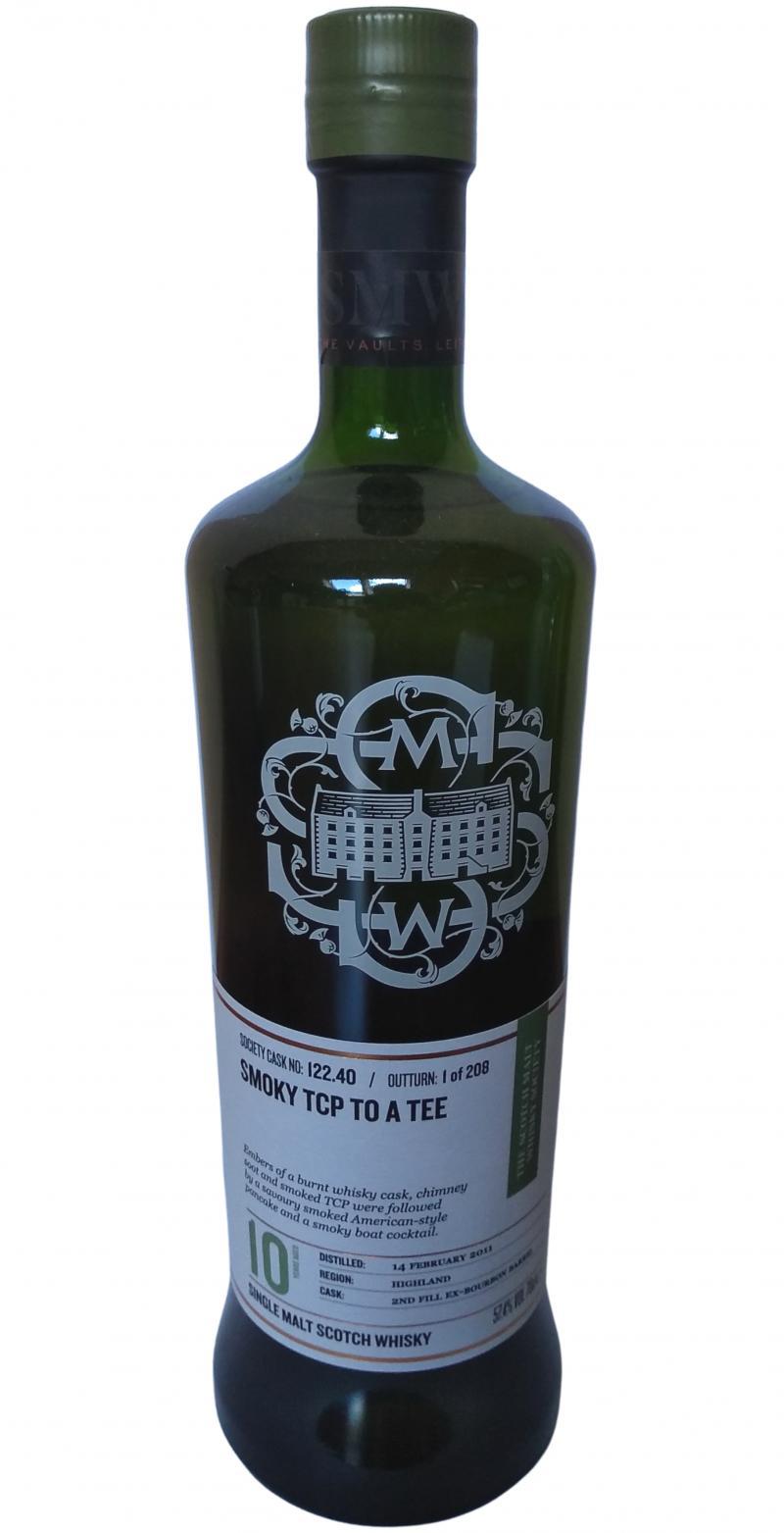 Croftengea 2011 SMWS 122.40 Smoky TCP to a tee