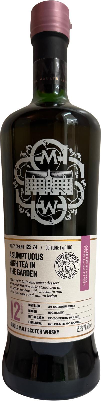 Croftengea 2012 SMWS 122.74 A sumptuous high tea in the garden