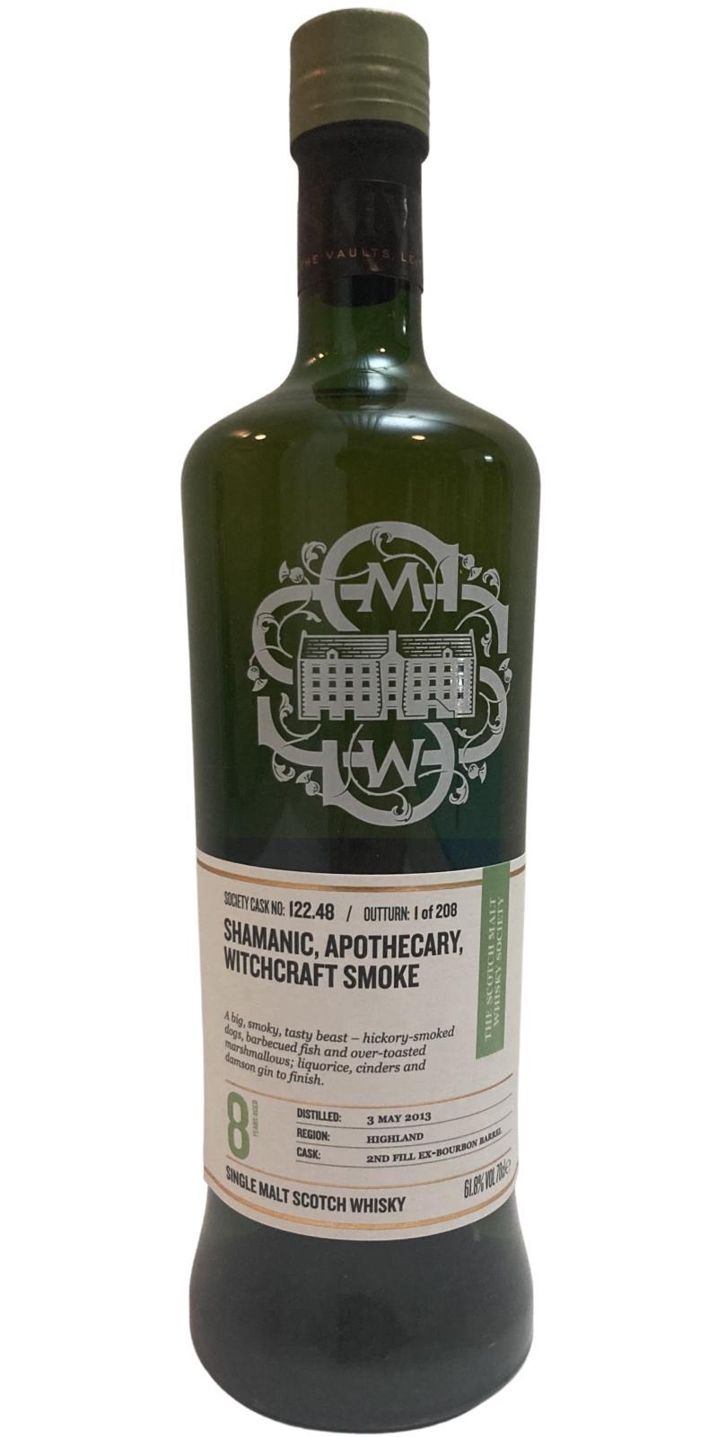 Croftengea 2013 SMWS 122.48 Shamanic, apothecary, witchcraft smoke