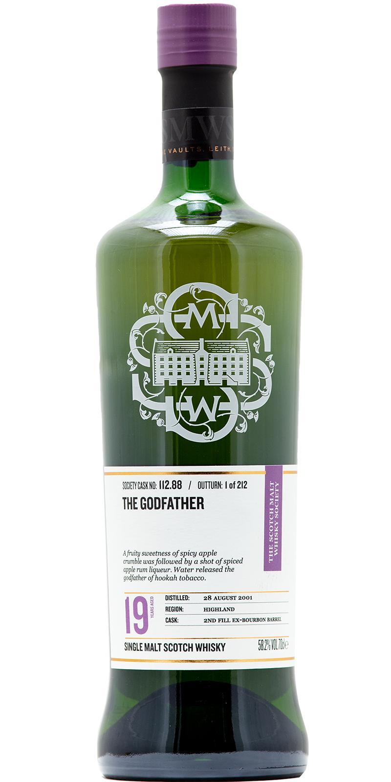 Inchmurrin 2001 SMWS 112.88 The godfather