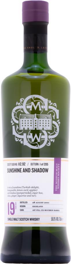Inchmurrin 2001 SMWS 112.92 Sunshine and shadow