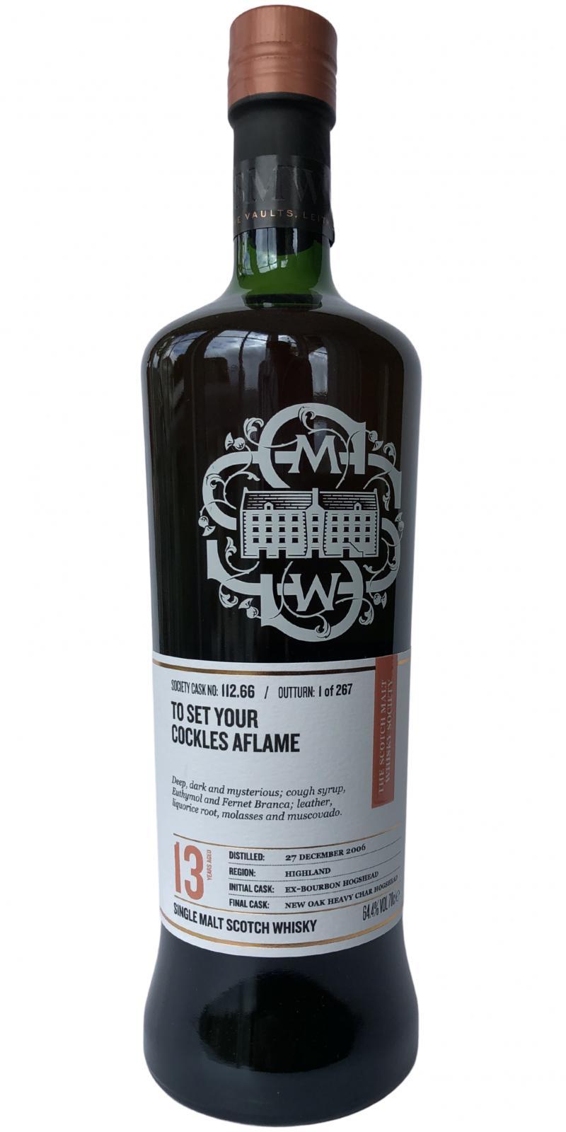 Inchmurrin 2006 SMWS 112.66 To set your cockles aflame