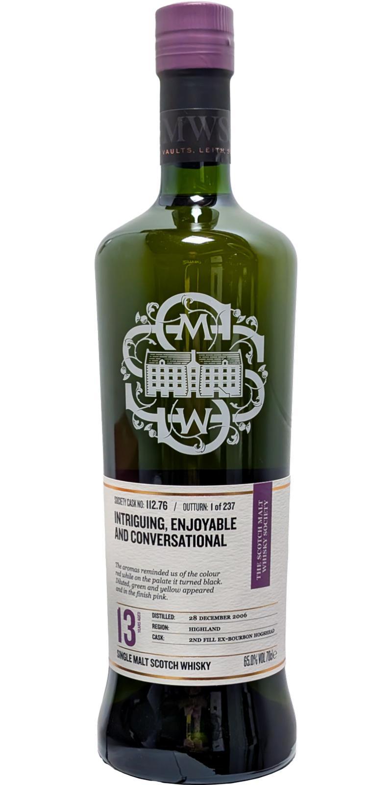 Inchmurrin 2006 SMWS 112.76 Intriguing, enjoyable and conversational