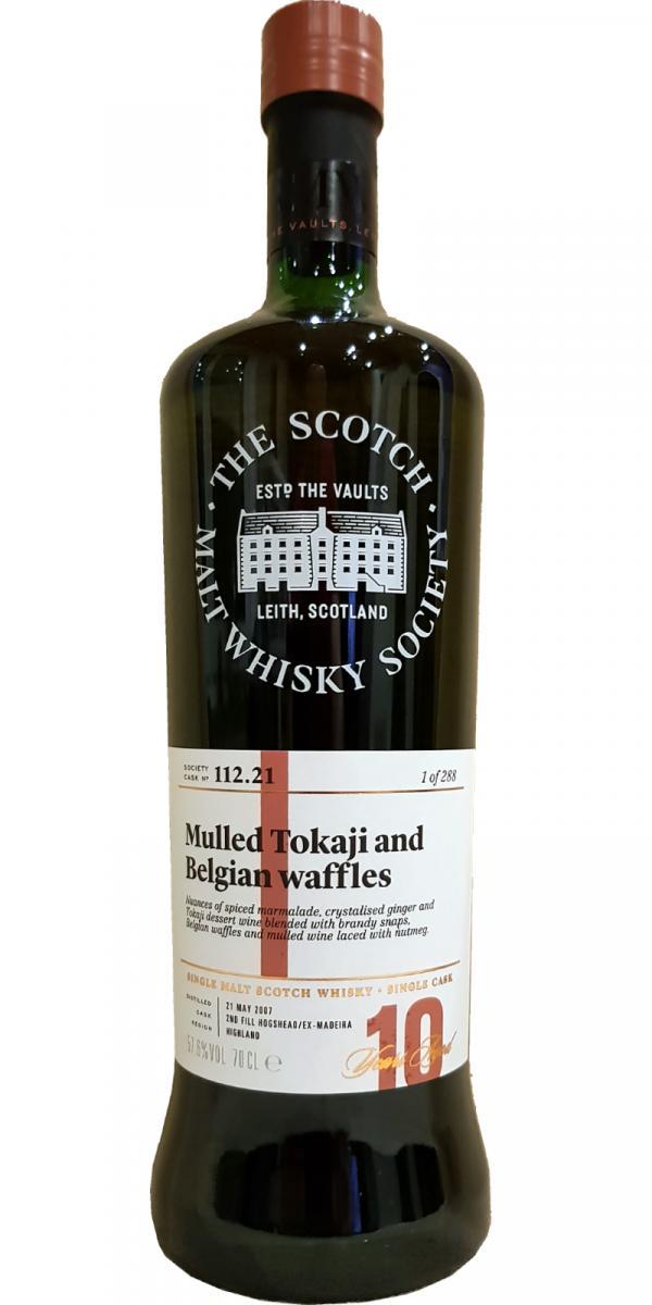 Inchmurrin 2007 SMWS 112.21 Mulled Tokaji and Belgium waffles
