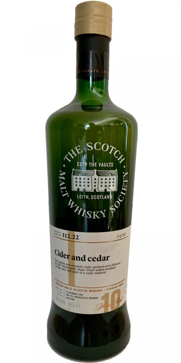 Inchmurrin 2007 SMWS 112.22 Cider and cedar
