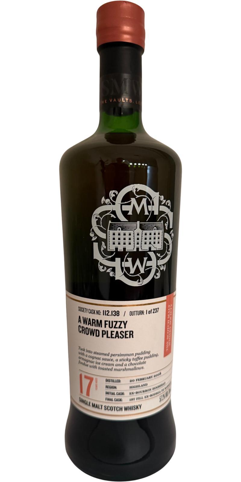 Inchmurrin 2008 SMWS 112.138 A warm fuzzy crowd pleaser