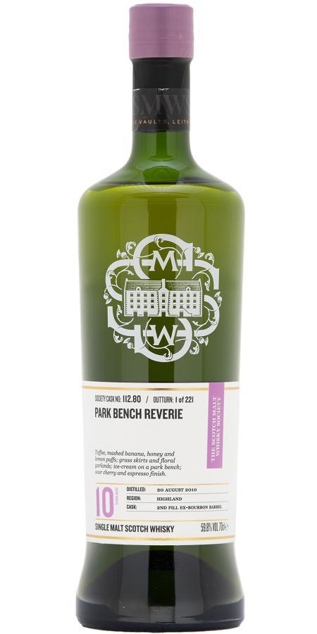 Inchmurrin 2010 SMWS 112.80 Park bench reverie