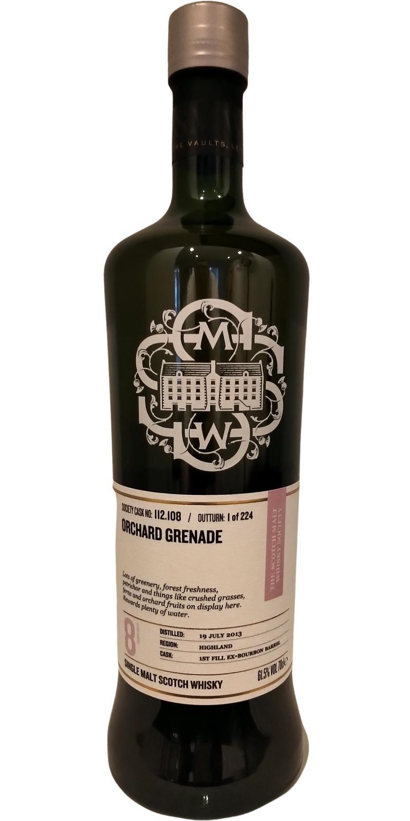 Inchmurrin 2013 SMWS 112.108 Orchard grenade