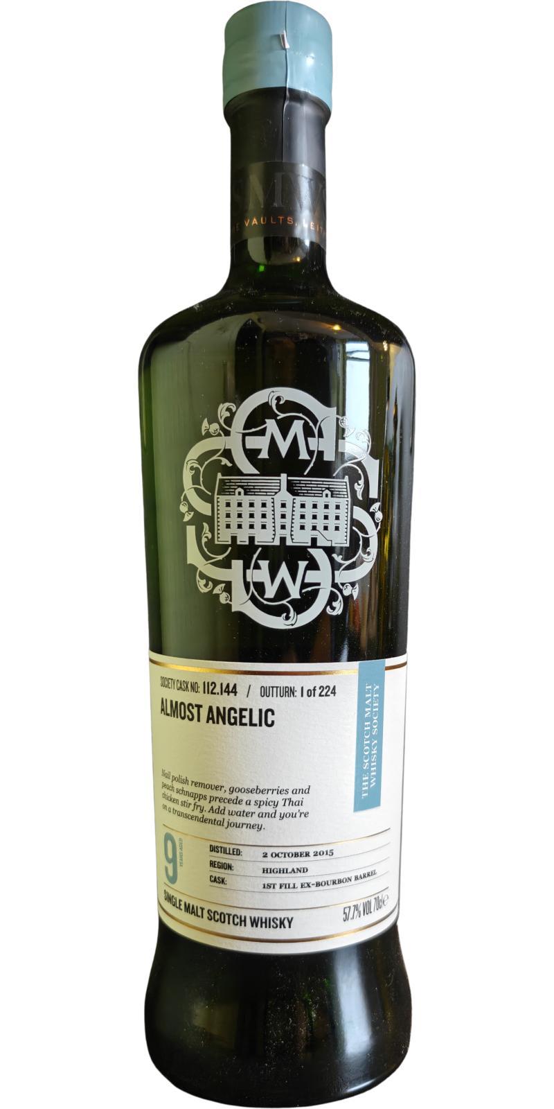 Inchmurrin 2015 SMWS 112.144 Almost angelic