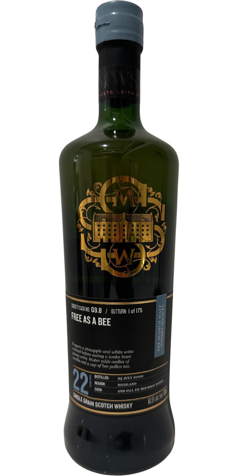 Loch Lomond 2000 SMWS G9.8 Free as a bee