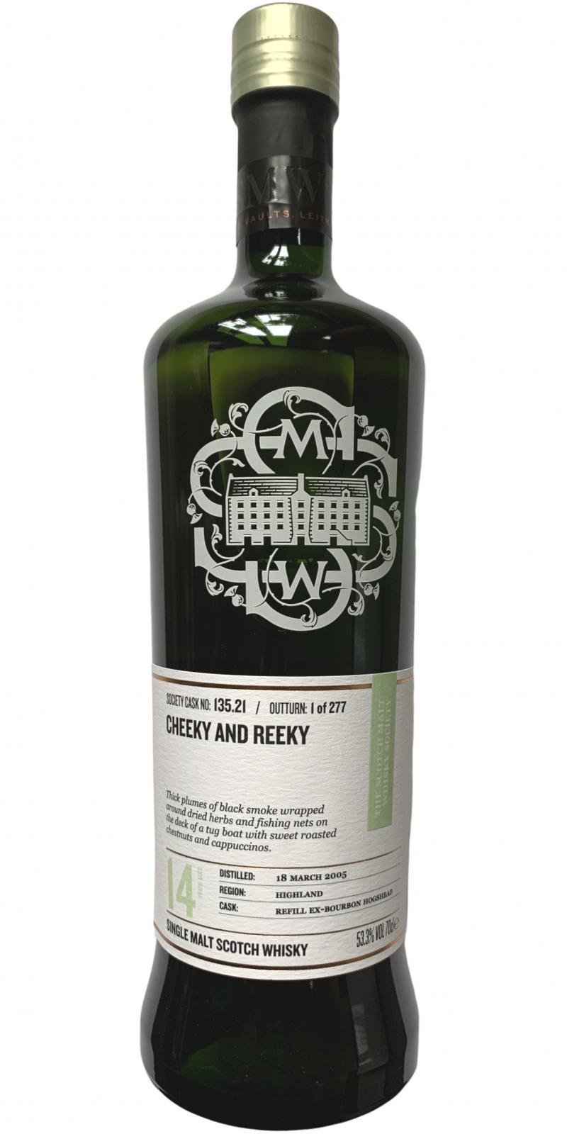 Loch Lomond 2005 SMWS 135.21 Cheeky and reeky
