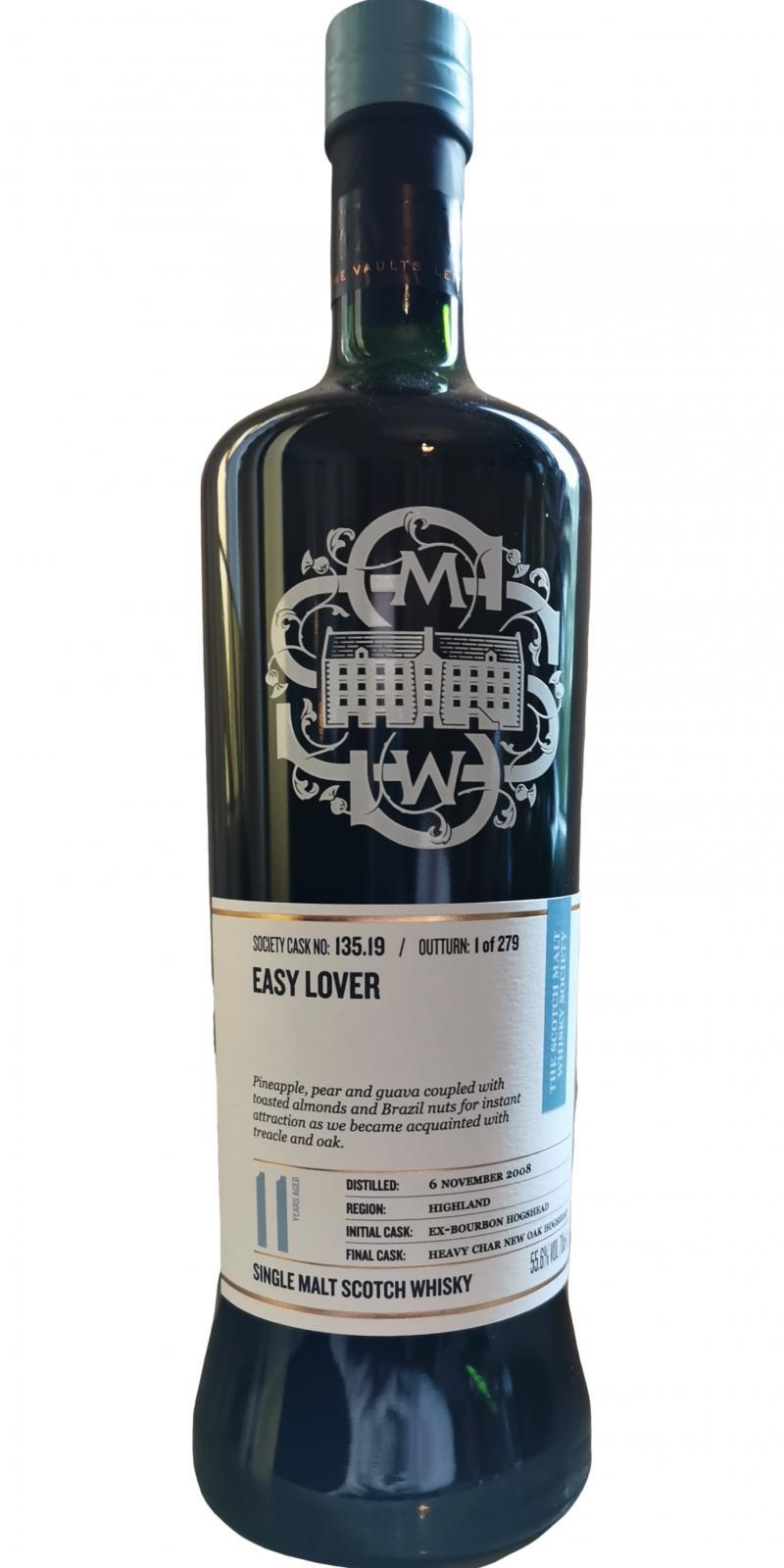 Loch Lomond 2008 SMWS 135.19 Easy lover