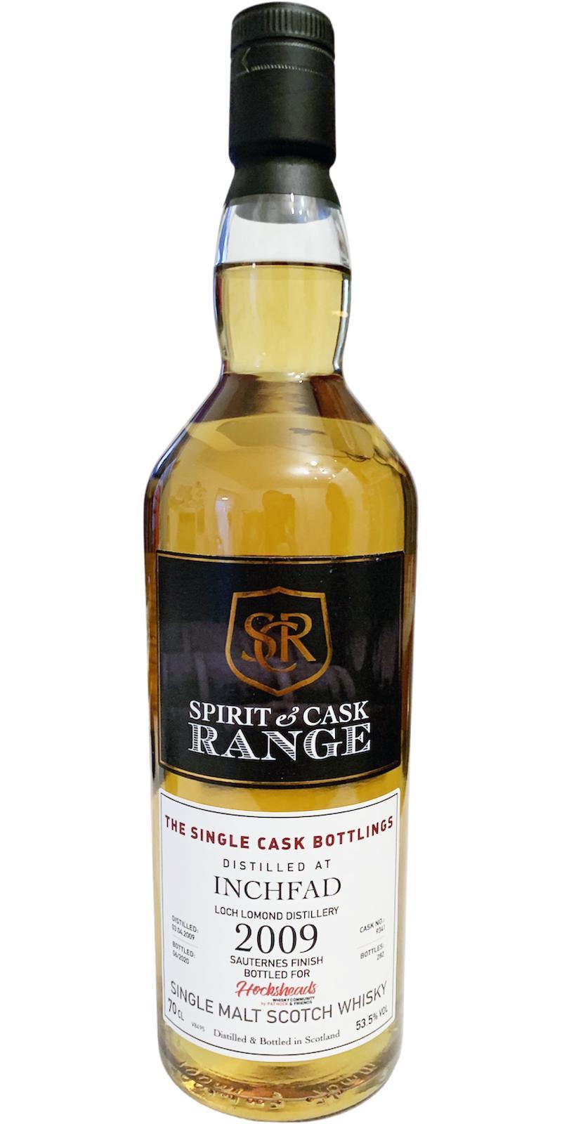 Inchfad 2009 Wx Spirit & Cask Range