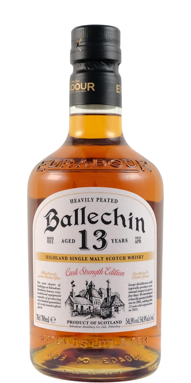 Ballechin 13-year-old  Cask Strength Edition