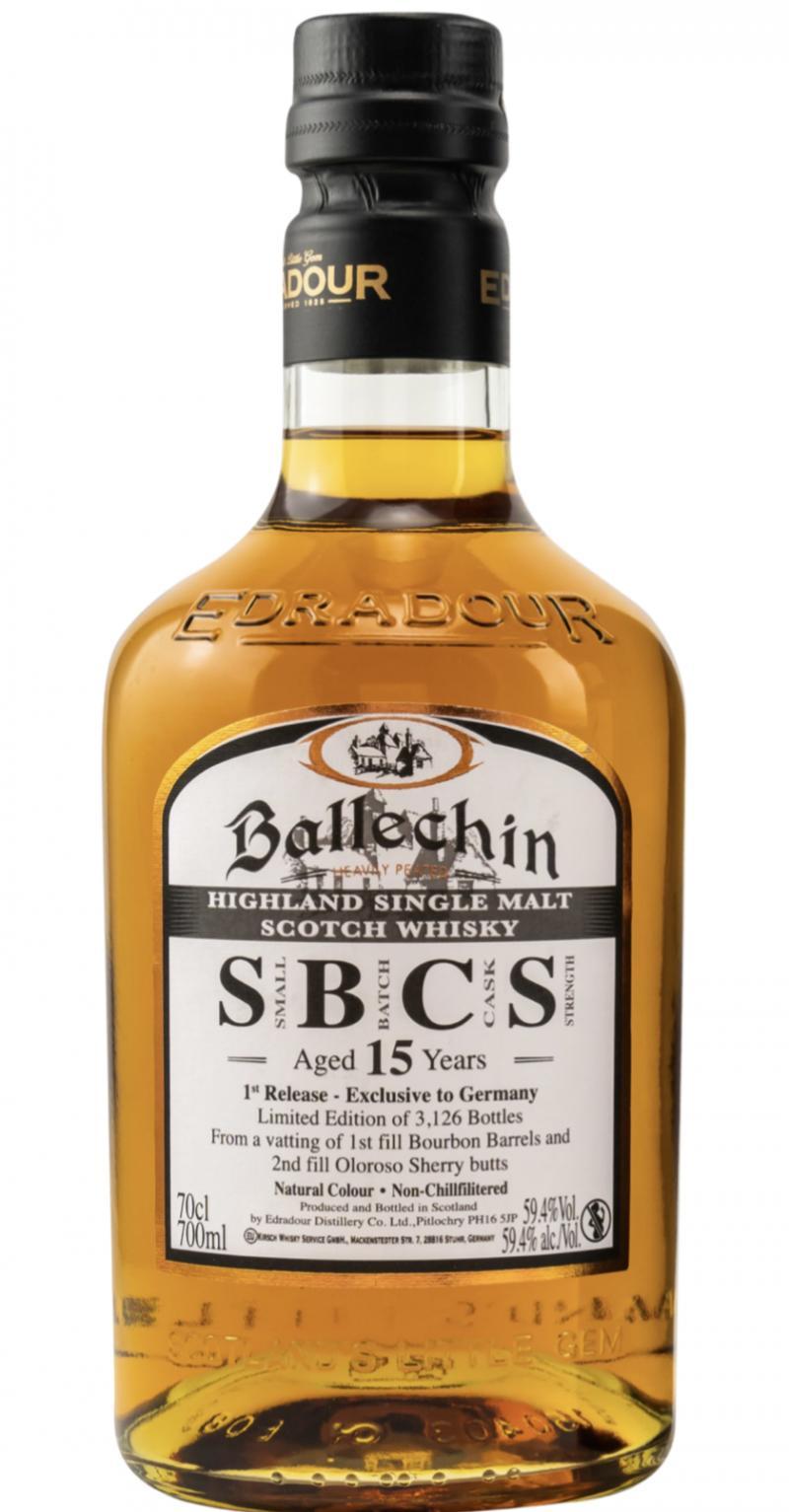 Ballechin 15-year-old  Small Batch Cask Strength