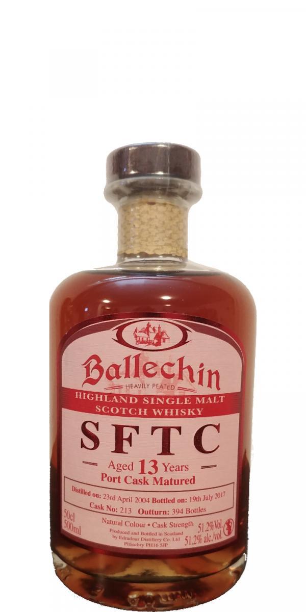 Ballechin 2004  SFTC - Port Cask Matured