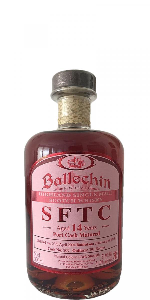Ballechin 2004  SFTC - Port Cask Matured
