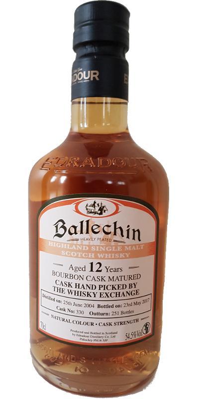 Ballechin 2004  Bourbon Cask Matured