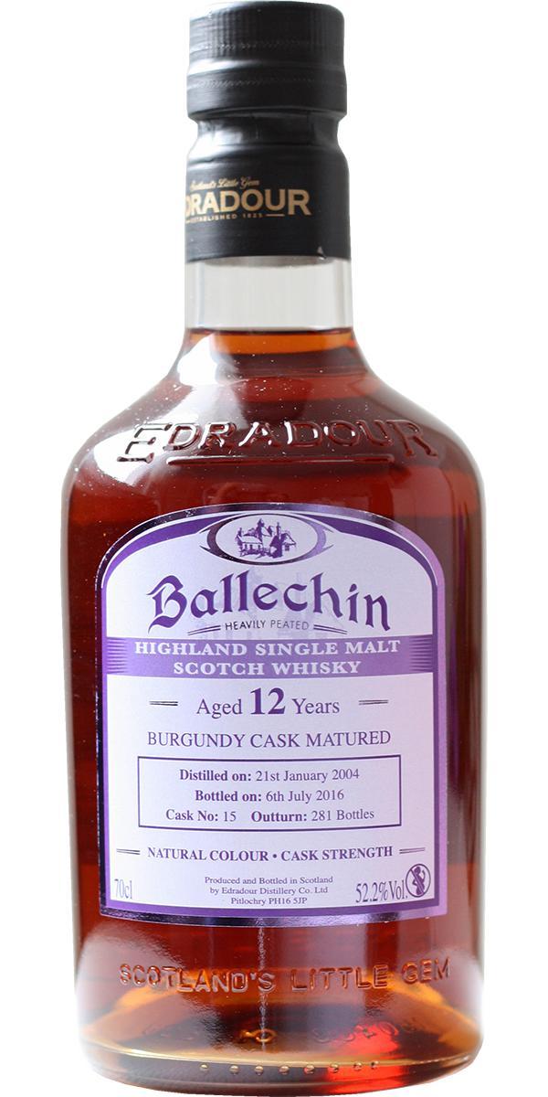 Ballechin 2004  Burgundy Cask Matured